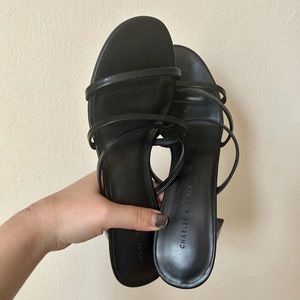 Black Strappy Sandals